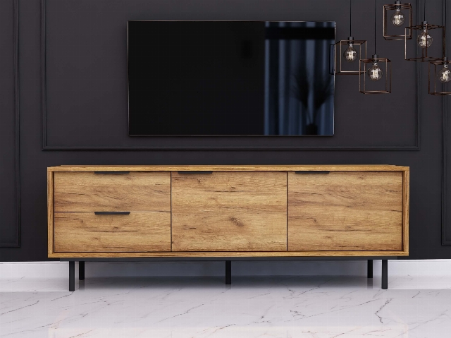 Mueble TV Cala 154cm - Roble