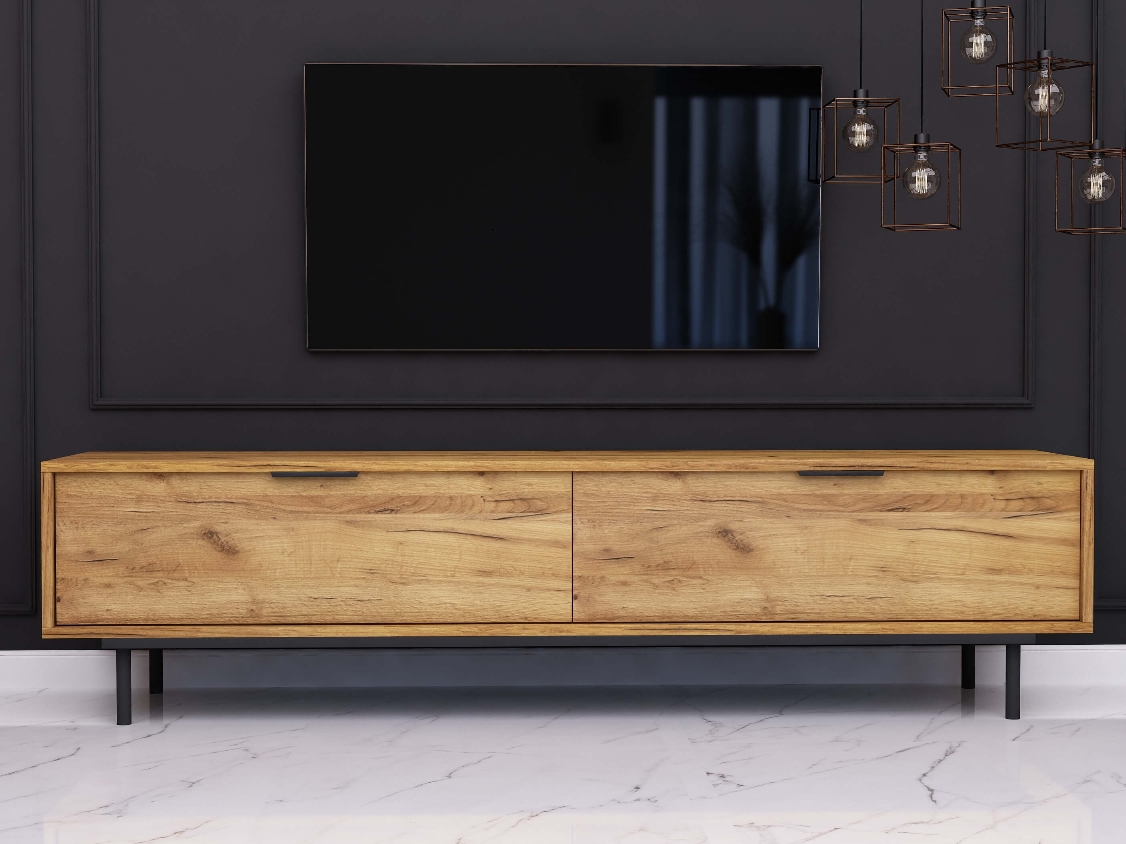 Mueble TV Cala 180cm - Roble