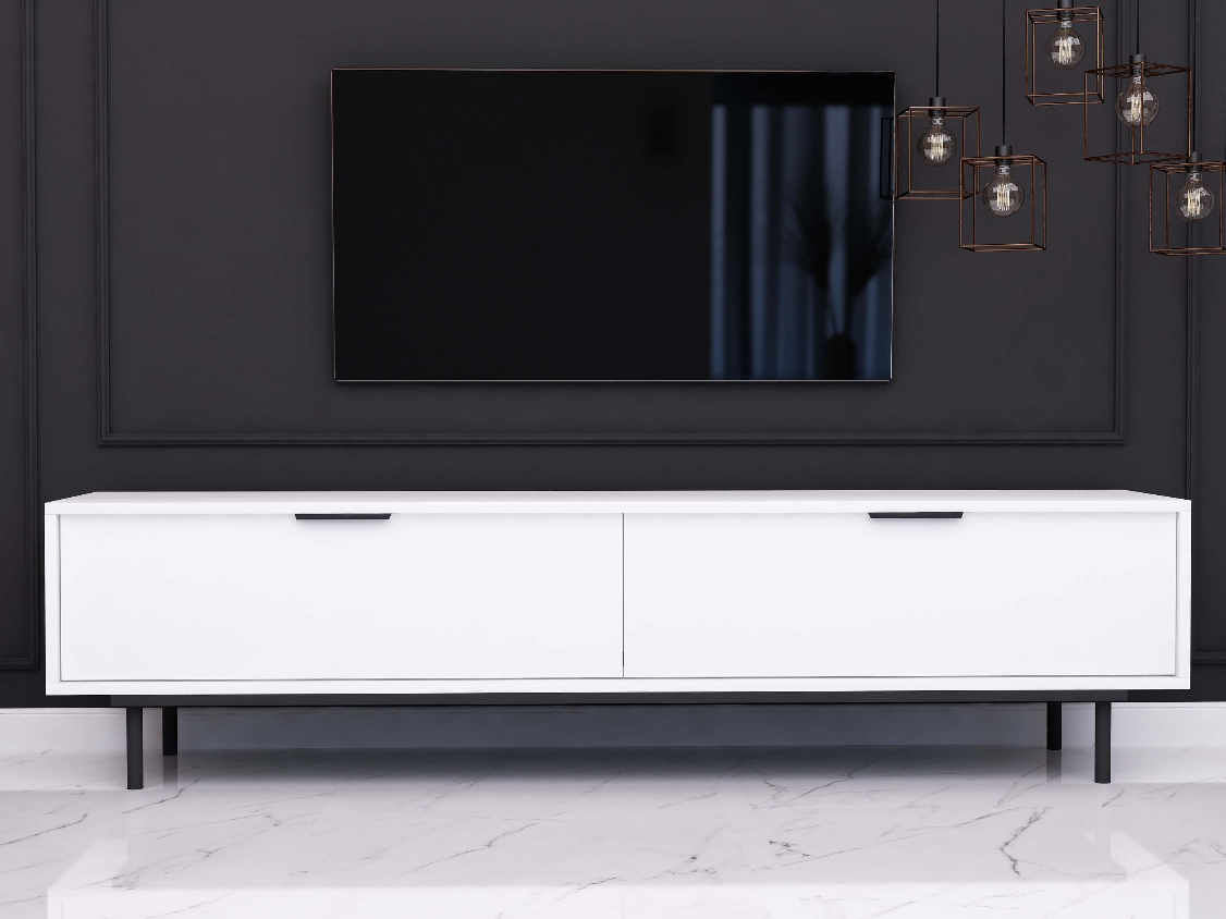 Mueble TV Cala 180cm - Blanco